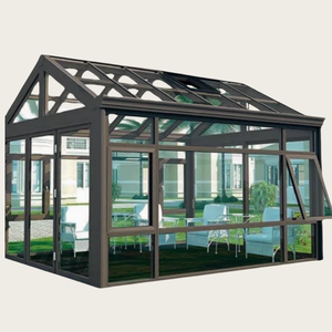 Ventanas corredizas de acero inoxidable <span class=keywords><strong>precio</strong></span> competitivo solárium prefabricado independiente de aluminio de lujo personalizado para las cuatro estaciones - Product Image 6