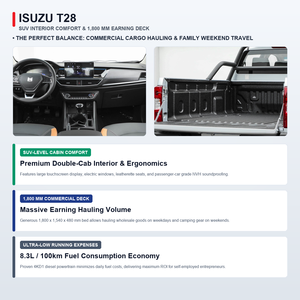 SUV a Basso Consumo di Carburante, Pickup 4x4 con Cassone Lungo 1800mm e Cinque Posti, Veicolo Commerciale e Familiare 1SUZU T28 - Product Image 2
