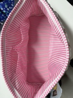 Pochette pour sèche-cheveux à cheveux longs, douce, matelassée, pliable, légère, avec fermeture éclair et boucle de suspension, imprimé floral, étui de voyage pour femme