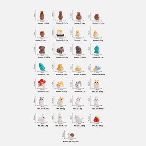 Venta al por mayor Micro paisaje creativo lindo pequeño conejo Animal, jardinería paisajismo ornamento accesorios Mini miniatura ornamento - Product Image 6