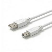Câble d'imprimante USB 2.0 A vers B, câble de données haute vitesse pour imprimante, scanner, copieur HP, Canon, Epson, Brother