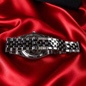 Montre mécanique haut de gamme avec aiguilles lumineuses, bracelet 40 mm, mouvement NH35 et montre mécanique élégante pour homme, cadeaux de fête, montre mécanique - Product Image 3