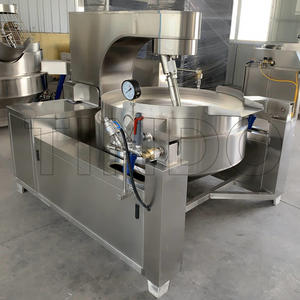 Máquina para hacer Jam CON MEZCLADOR, pasta de condimentos automática de gran capacidad, hervidor de cocina con camisa de vapor - Product Image 3