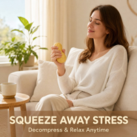 Jouet anti-stress en forme d'arachide, jouet à presser en TPR, jouet sensoriel avec son craquant, jouet de décompression pour enfants et adultes