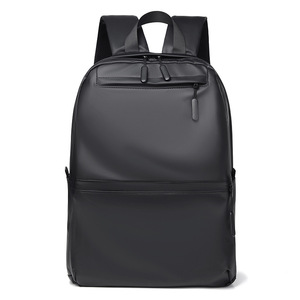 Men's <b>Backpack</b> <b>Large</b> Capacity 14 Inch Laptop Bag Business Commuter Travel Outdoor Solid Color Black Gray Blue - Product Image 5
