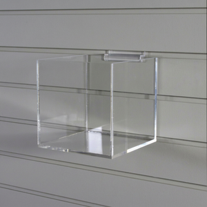 Clear <b>Acrylic</b> Slatwall <b>Display</b> Shelf/<b>display</b> <b>Box</b> - Product Image 1