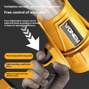 Soplador Industrial Portátil de Alta Potencia, Secador de Pelo de Litio, Soplador de Polvo y Hojas, Batería, Nueva Máquina de Plástico - Product Image 1