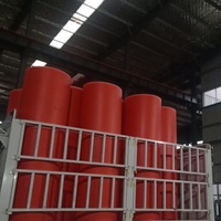 Tuyau d'évacuation flexible en plastique HDPE pour tunnel, tube d'évacuation d'urgence pour projet de tunnel de circulation souterraine