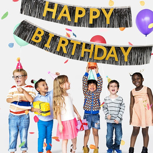 Guirlande de lettres irisées DAMAI, guirlande scintillante Joyeux Anniversaire, créative pour mariage, fête, réunion, décoration - Product Image 3