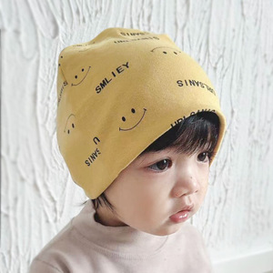 หมวกบีนนี่เด็กทารกสำหรับฤดูใบไม้ร่วงและฤดูหนาว ป้องกันลม อุ่นสบาย ผลิตจากผ้าฝ้ายแท้ ป้องกันหู ไม่มีโครง - Product Image 2