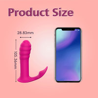 Usine OEM & ODM – Vibrateur culotte portable en silicone rechargeable par USB, stimulateur clitoridien doux, jouet sexuel pour femmes