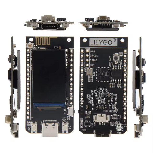 TTGO T-PicoC3 ESP32-C3 RP2040 Wireless WIFI Module Development Board Dual MCU 1.14 Inch ST7789V Display