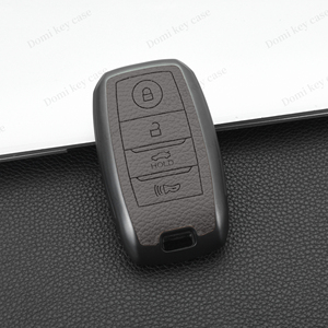 Étui de protection en cuir fait main pour clé de voiture <span class=keywords><strong>Kia</strong></span> <span class=keywords><strong>Sportage</strong></span> K2 K3 K4 K5 Kx3 Kx5 Sorento, <span class=keywords><strong>porte</strong></span>-clés et breloque 2019 - Product Image 4