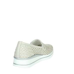 Cinzia Soft Donna <b>Slip</b> <b>on</b> IV2014846 CA Grey Breathable Genuine <b>Leather</b> Walking <b>Shoes</b> - Product Image 2