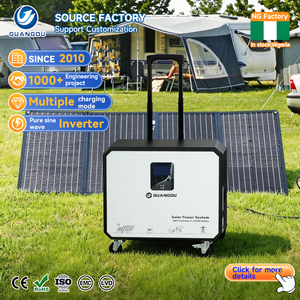 Bestseller: Eccellente Sistema Portatile di Accumulo Energia Solare per Esterni e Domestici, Inverter a Onda Pura 2000W, Batteria <span class=keywords><strong>LiFePO4</strong></span> A+ - Product Image 1