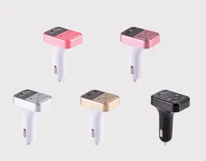 B2 FM Transmitter xe BT tương thích 5.0 FM Đài phát thanh modulator xe Kit 3.1A USB Car Charger rảnh tay âm thanh không dây MP3 Máy nghe nhạc