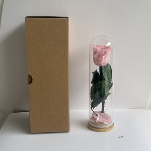 Roses éternelles <span class=keywords><strong>en</strong></span> gros, fleurs naturelles à <span class=keywords><strong>tige</strong></span> unique, roses préservées à jamais dans un dôme <span class=keywords><strong>en</strong></span> <span class=keywords><strong>verre</strong></span>, cadeau pour la Saint-Valentin - Product Image 6