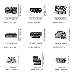 Spilla smaltata con citazioni umoristiche a tema 'Adulthood', distintivo da risvolto per zaino, accessori per abbigliamento, gioielli divertenti, regali per amici - Product Image 3