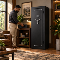 Coffre-fort vertical ignifuge Safewell haute capacité, solide et renforcé, pour le stockage en vrac d'accessoires