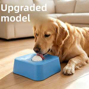 Bols pour chiens à alimentation lente en plastique sérigraphiés avec logo personnalisé, pour friandises liquides, jouet à lécher antidérapant avec bol à yaourt de 3/4 de tasse - Product Image 4