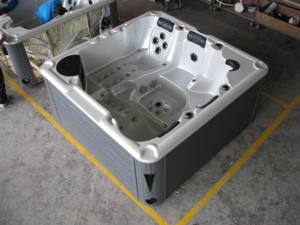 Xleisure 7309C, el Más Vendido, Diseño Europeo, Acrílico Ecológico, Cuadrado, para Exteriores, Hotel, Spa Familiar, 5 Personas, Elegante, <span class=keywords><strong>Balboa</strong></span> - Product Image 3