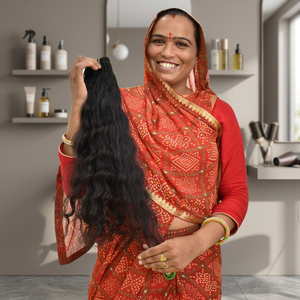 100% <b>Cheap</b> Cuticle Aligned Natural Black Color Hair Bundles Raw Wavy Virgin Deep Wave Single Donor Indian Manufactures Hair - Product Image 1