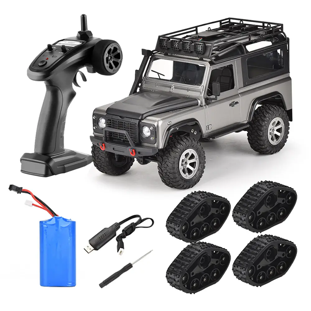 2 in 1 Wheels 2.4GHz 1/12 4WD RC Monster Truck With Light 4x4 Remote Control Off-Road Crawlers Trucks For Adults