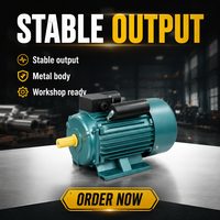 Moteur asynchrone monophasé OMEIK série YL 1HP 2HP 10HP 1450 tr/min, cadre 130 mm, montage sur pied, entièrement fermé, 50/60Hz