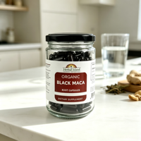 Étiquettes autocollantes personnalisées en vinyle UV imperméables pour bouteilles de compléments alimentaires, autocollants pour pots de capsules de Maca, étiquettes pour fibres alimentaires et produits alimentaires en général