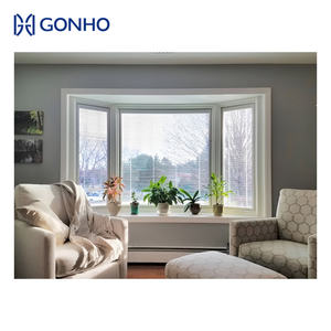 GONHO Double vitrage en aluminium de haute qualité pour volets persiennes, stores à ouverture <span class=keywords><strong>verticale</strong></span> intégrés pour fenêtres, étanches. - Product Image 6