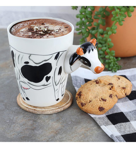 Venta al por mayor té animal lindo <span class=keywords><strong>tazas</strong></span> jirafa Taza de cerámica personalizada café divertido único de cerámica 3D taza - Product Image 5