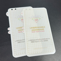 Film Hidrogel Matte untuk iPhone X XR XS MAX 16 11 12 13 14 Pro Max 15 Mini Pelindung Layar HD Jernih Membran Nano Film