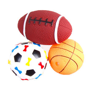 Sıcak satış depolama gıcırtılı köpek oyuncak seyahat köpek topu interaktif Pet vinil oyuncak - Product Image 1