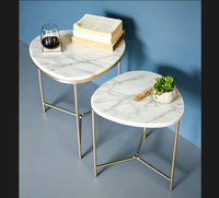 Table multifonctionnelle pour ordinateur portable, table élégante pour café, table d'attente, tables d'angle, console de présentation, support pour livres, pieds en acier