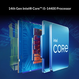 Nouvel ordinateur de bureau professionnel Lenovo TianYi510 Pro (Intel Core i5-14400 de 14e génération, 10 cœurs, Windows 10, SSD+HDD) avec écran 23,8 pouces - Product Image 5