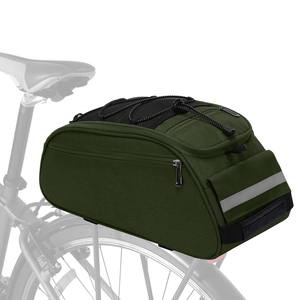 Échantillon gratuit de sacoche arrière double pour vélo de montagne, sacoche de vélo, grande capacité avec housse de pluie - Product Image 1
