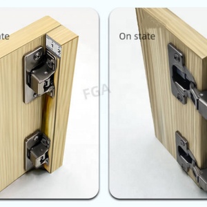 Puerta de Armario Negra Mini Ultra Corta con Cierre Suave para Muebles de Cocina, Escuela, Hospital, Moderna, 35 mm - Product Image 5