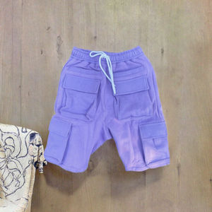 Pantalones Cortos Cargo de Cintura Media para Hombre, 100% Algodón Polar, Nuevo Diseño, Bolsillos, Cierre con Cordón, Opción OEM, Venta al Por Mayor - Product Image 3