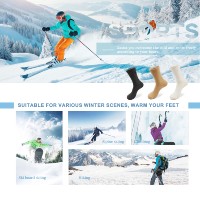 Chaussettes en coton épais à logo personnalisé, unisexes, chaudes pour l'hiver, pour le ski, la randonnée, chaussettes de sport personnalisées