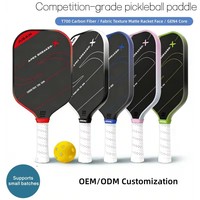Raquette de pickleball durable et écologique de 16 mm d'épaisseur, noyau GEN4, fibre de carbone T700, pressée à chaud, emballage personnalisé