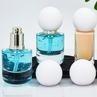 Bouteilles carrées d'emballage de sérum pour le visage d'huile d'essence d'émulsion corporelle en verre de 30mL pour crème liquide cosmétique