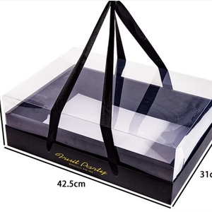 Rose butterfly Packaging Gift <strong>Box</strong> Luxury Bow PVC <strong>Flower</strong> <strong>Box</strong> - Product Image 1