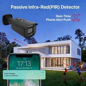 Kamera keamanan IP Pelor luar ruangan tahan air IP66 Zoom 10X fokus otomatis H.265 + 8MP 4K - Product Image 5