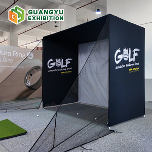 Tùy chỉnh Golf Simulator chiếu chụp Golf đào tạo lồng Hot Bán 10x8 ft trong nhà Golf Simulator Alu khung bao vây - Product Image 1