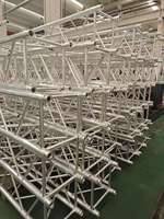 Estructura Modular Plegable Cuadrada de Aleación de Aluminio 6061-T6 con Certificación TUV, 400x400mm, Portátil, Resistente, para Iluminación de Escenario, 1000kg