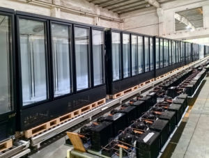 Equipo de Refrigeración <span class=keywords><strong>Vertical</strong></span> de 4 Puertas, Enfriador de Botellas de Bebidas, Vitrina Refrigerada - Product Image 6