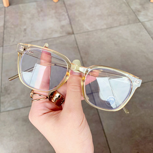 Montures de lunettes carrées unisexes O5-6199, verres PC moyens anti-UV et anti-lumière bleue pour lunettes optiques - Product Image 4