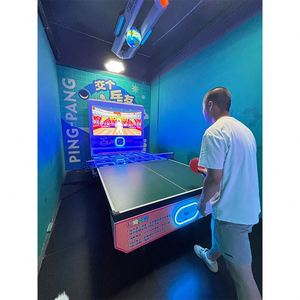 Indoor Interactive Ninix Coin Operated Arcade <b>Table</b> Tennis Machine Stainless Steel <b>Game</b> <b>Board</b> Amusement Sports Equipment <b>for</b> - Product Image 6