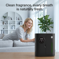Diffuseur d'huiles essentielles électrique intelligent sans eau, contrôlé par application, mural, en plastique, pour hôtel et usage domestique