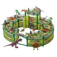 EPT 215 Piezas, Juego de Dinosaurios para Armar, Rompecabezas 3D, Modelo de Plástico para Niños